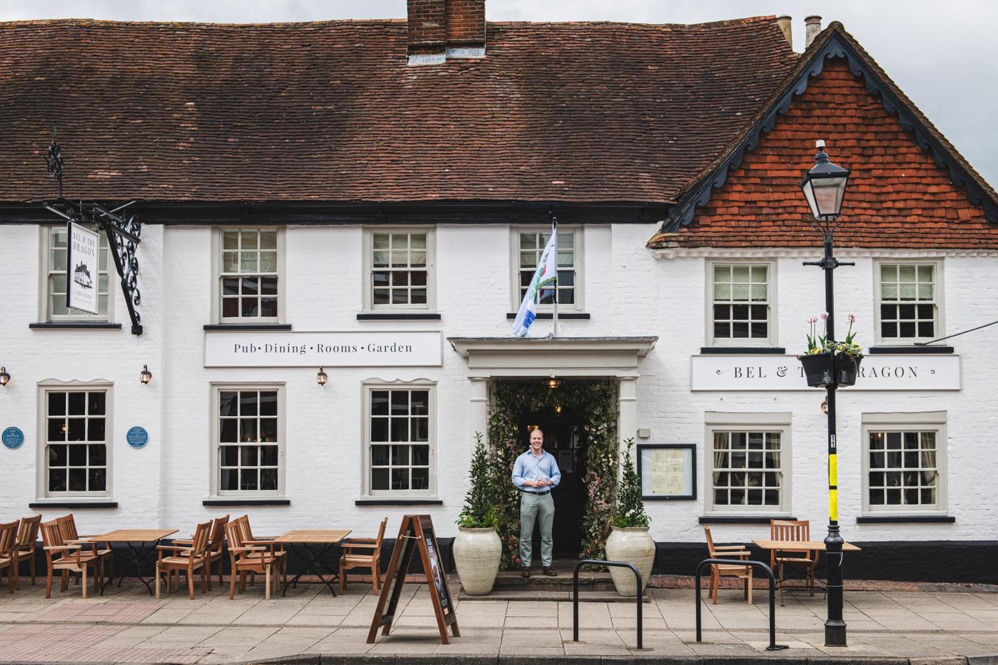 Bel And The Dragon-Odiham Hotel Exterior foto